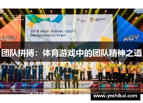 团队拼搏：体育游戏中的团队精神之道