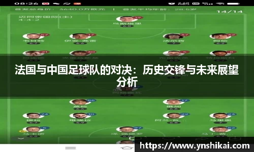 法国与中国足球队的对决：历史交锋与未来展望分析